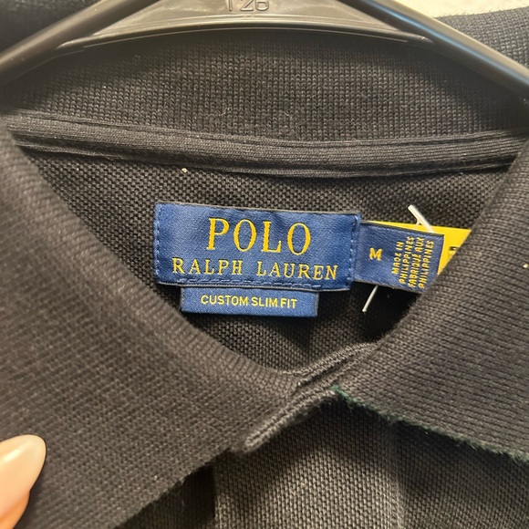 New with no tags POLO RALPH LAUREN Logo-Embroidered Wool Polo Shirt - Picture 3 of 6